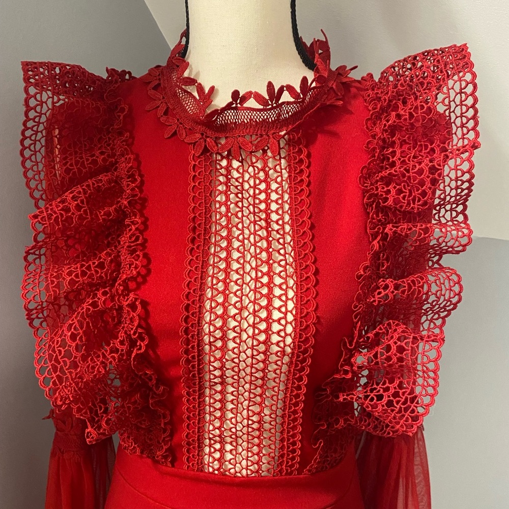 Fashion nova red dress!